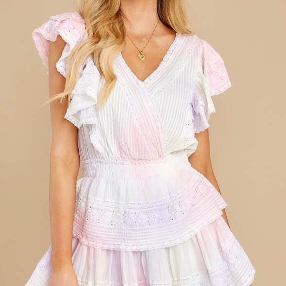 LoveShackFancy- small, Gwen dress in multi dye. - Picture 6 of 10